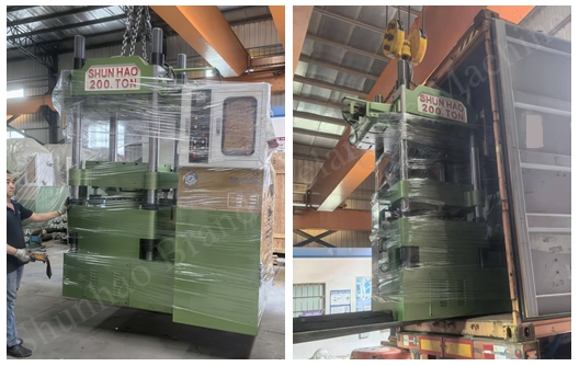 Shunhao Brand 200 tons two-color melamine moulding machine shipment
