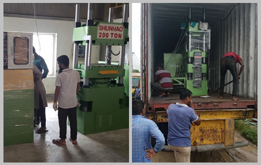 Thiết bị đồ dùng Melamine Shunhao đã đến nhà máy của khách hàng