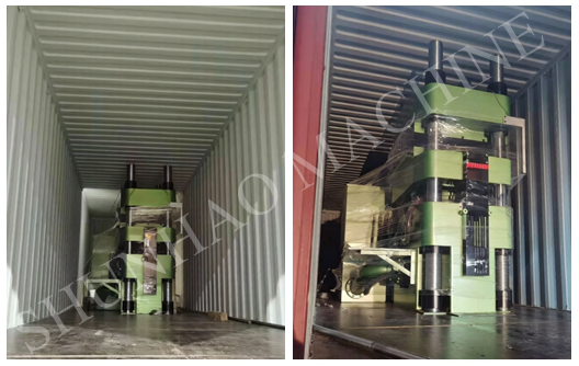 Máy ép melamine 400 tấn được vận chuyển đến Pakistan