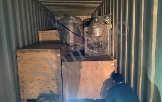 Vận chuyển thiết bị sản xuất đồ dùng ăn uống bằng melamine của nhà máy Shunhao