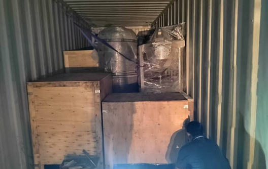 Vận chuyển thiết bị sản xuất đồ dùng ăn uống bằng melamine của nhà máy Shunhao